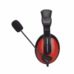 Xtrike Me HP-307 écouteur/casque Avec fil Arceau Jouer Noir, Rouge