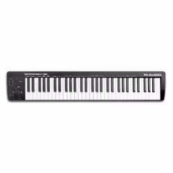 M-AUDIO Keystation 61 MK3 clavier MIDI 61 touche(s) USB Noir, Blanc
