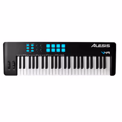 Alesis V49 MKII, 49 touche(s), Boutons, Rotatif, Blanc, Noir, Bleu, USB