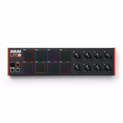 Akai LPD8 MKII, 8 touche(s), Boutons, Rotatif, Noir, Noir, Rouge/Vert/Bleu, USB