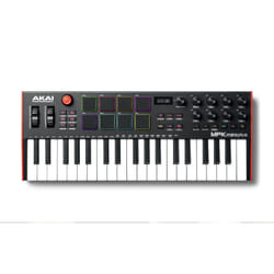 Akai MPK Mini Plus clavier MIDI 37 touche(s) USB Noir, Rouge, Blanc