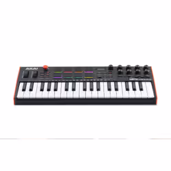 Akai MPK Mini Plus clavier MIDI 37 touche(s) USB Noir, Rouge, Blanc