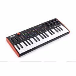 Akai MPK Mini Plus clavier MIDI 37 touche(s) USB Noir, Rouge, Blanc