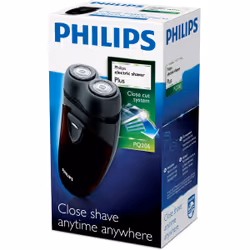 Philips PQ206/18 rasoir pour homme Rasoir rotatif Noir, Bordeaux