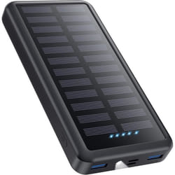 Batterie Externe - GENERIC - 26800mAh - USB C - Charge Solaire 15W - 3 Sorties 3 Entrées