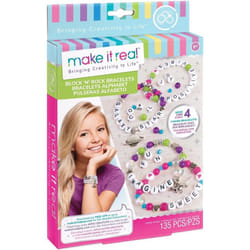 Make it Real - Kit 4 Bracelets Alphabet Avec Breloques