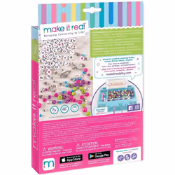 Make it Real - Kit 4 Bracelets Alphabet Avec Breloques