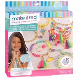 Make it Real Neo Brite, Kit de fabrication de bracelets pour enfants, 8 an(s), Multicolore