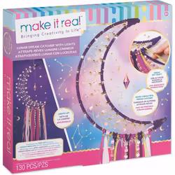 Make it Real Lunar Dream Catcher With Lights, Kit de loisirs créatifs pour enfants, 8 an(s), Multicolore, 130 pièce(s)