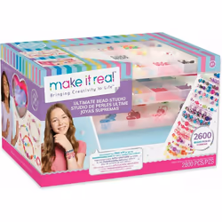 Make it Real MR1701, Ensemble de perles pour enfants, 8 an(s), Plastique, Multicolore