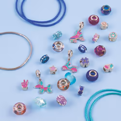 Make it Real Halo Charms Bracelets True Blue