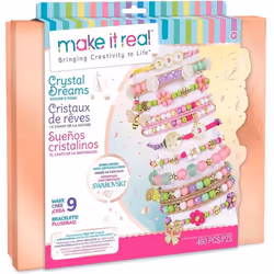 Make it Real Crystal Dreams, Kit de fabrication de bracelets pour enfants, 8 an(s), Multicolore, 460 pièce(s)