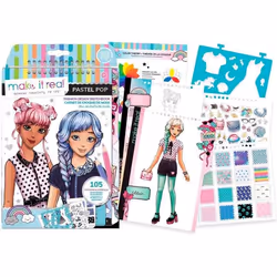 Make it Real Make It Real- Carnet De Croquis De Mode "Pastel Pop"