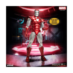 Mezco Iron Man Silver Centurion
