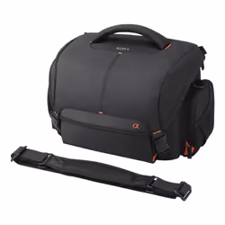 Sony LCS-SC8, Sac à bandoulière, Sony, SLT-A58K, SLT-A65V, SLT-A77V, SLT-A99V, NEX-6/B, NEX-6L/B, Noir