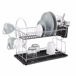 WENKO Premium Duo Noir, Acier inoxydable