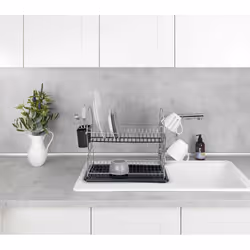WENKO Premium Duo Noir, Acier inoxydable