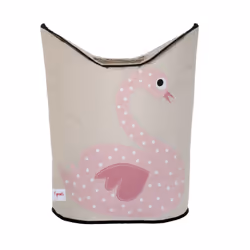 3 Sprouts SP3SLHSW panier à linge Ovale Polyester Multicolore