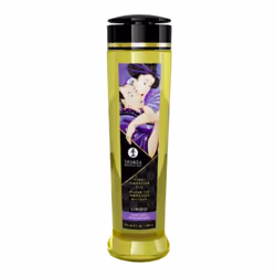SHUNGA 0697309012027, Huile de massage, 240 ml, Hydratant, Nourrissant, Adoucissant, Fruit, Ingredients (I.N.C.I.) : Sweet Al ...