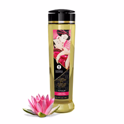 SHUNGA 0697309012232, Huile de massage, 240 ml, Hydratant, Nourrissant, Adoucissant, Lavande, Ingredients (I.N.C.I.) : Sweet  ...