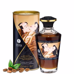 SHUNGA Creamy Love Latte, 100 ml, Corps entier, Lubrifiant chauffant, Café, Bouteille, 1 pièce(s)