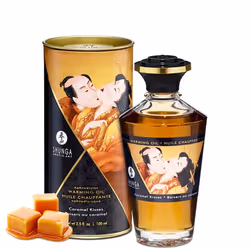 SHUNGA Caramel Kisses, 100 ml, Corps entier, Lubrifiant chauffant, Caramel, Bouteille, 1 pièce(s)
