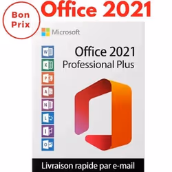 Logiciel - Microsoft - Office 2021 Professionnel Plus - 1 Licence - Téléchargement - Windows