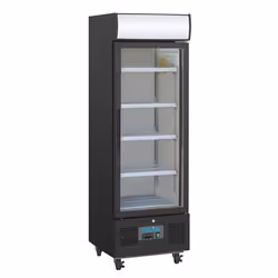 Vitrine Réfrigérée Positive avec Caisson Lumineux Série G 218L - Polar