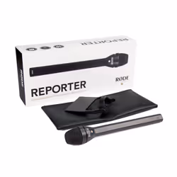 RØDE Reporter Noir Microphone pour entretien