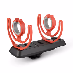 RØDE SM3-R, Support antichoc de microphone, Rode, M5, NT5, NT55, NTG1, NTG2, NTG3, NTG4, NTG4+, Noir, Gris, Rouge, 3/8", 35 m ...