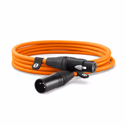 RØDE XLR3M-O, XLR, Mâle, XLR, Femelle, 3 m, Orange