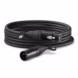 RØDE XLR, XLR, Femelle, XLR, Mâle, 6 m, Noir