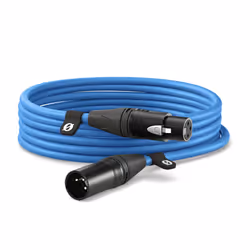 RØDE XLR6M-B, XLR, Mâle, XLR, Femelle, 6 m, Bleu