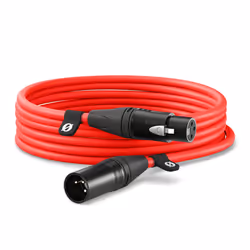 RØDE XLR6M-R, XLR, Mâle, XLR, Mâle, 6 m, Rouge