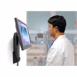 Ergotron Neo-Flex Wall Mount Lift 24" Noir Mur