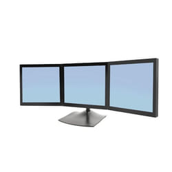 Ergotron DS Series DS100 Triple Monitor Desk Stand 53,3 cm (21") Noir Bureau