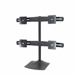 Ergotron DS Series DS100 Quad Monitor Desk Stand 24" Noir Bureau - Vue supplémentaire 4