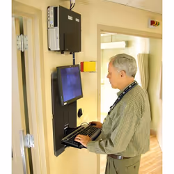 Ergotron StyleView® Vertical Lift, High Traffic Areas 24" Noir Mur