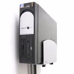 Ergotron Vertical Universal CPU Holder Argent
