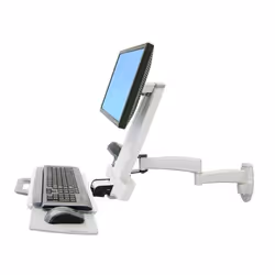 Ergotron 200 Series Combo Arm 24" Blanc Mur
