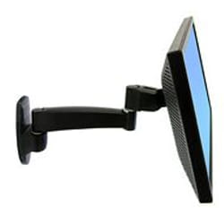 Ergotron 200 Series Wall Mount Arm, 1 Extension 24" Noir Mur