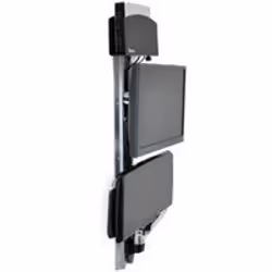 Ergotron LX Series LX Wall Mount System 27" Noir, Argent Mur