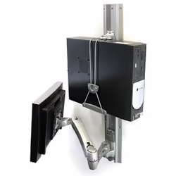 Ergotron Universal CPU Holder Support de CPU monté sur bureau Gris