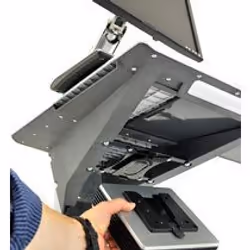 Ergotron Neo-Flex LCD Cart Gris Ecran plat Panier/chariot multimédia - Vue supplémentaire 6