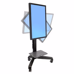 Ergotron Neo-Flex Mobile MediaCenter LD Noir Ecran plat Panier multimédia - Vue supplémentaire 6