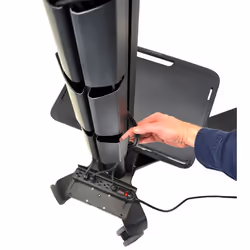 Ergotron Neo-Flex Mobile MediaCenter LD Noir Ecran plat Panier multimédia - Vue supplémentaire 9