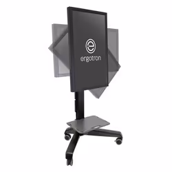 Ergotron Neo-Flex Mobile MediaCenter VHD Noir Ecran plat Panier multimédia