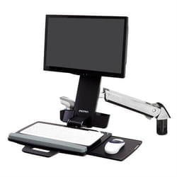 Ergotron Styleview Sit-Stand Combo Arm 24" Aluminium Mur