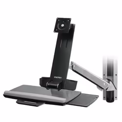 Ergotron Styleview Sit-Stand Combo Arm 24" Aluminium Mur
