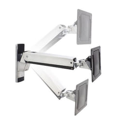 Ergotron Interactive Arm, VHD 60" Aluminium, Noir Mur